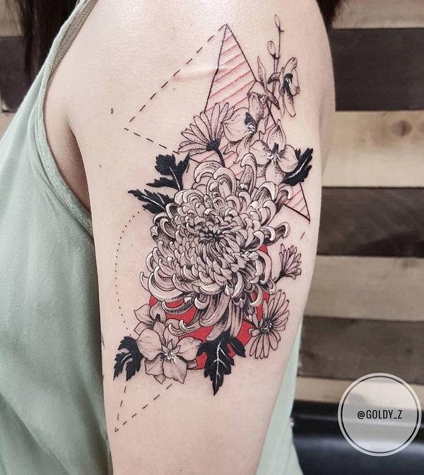 chrysanthemum tattoo smallTikTok Search