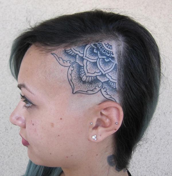 45 Crazy Tattoos on Head | Cuded