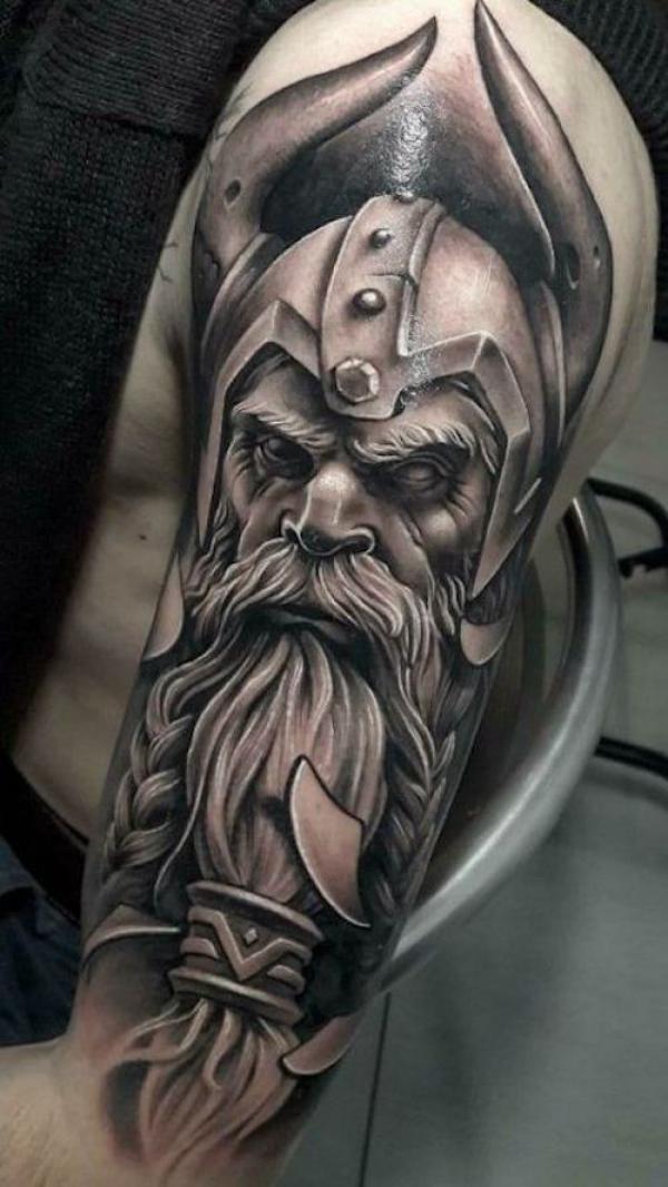 god warrior tattoos