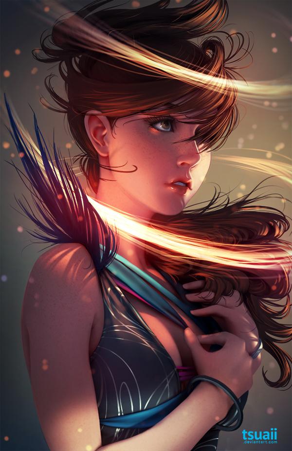 carolynne_by_tsuaii A portrait of Carolynne by tsuaii