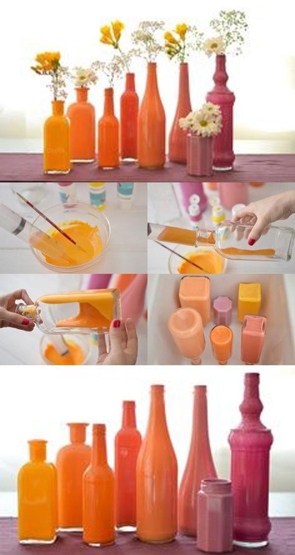 28 Simple Painted Bottles