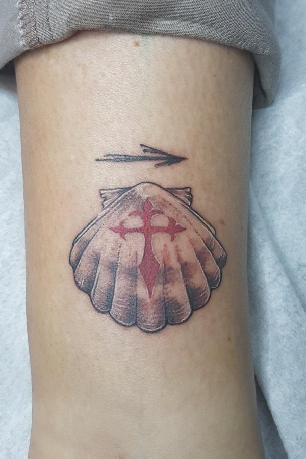 Camino shell tattoo