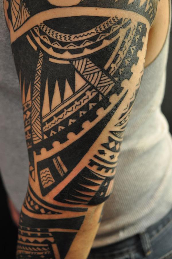 Samoan Sleeve by Dave Rodriguez