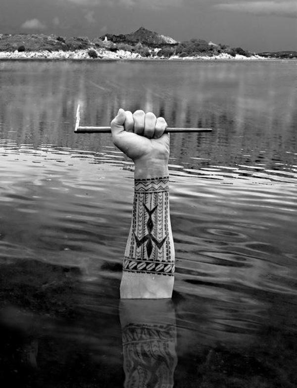 Samoan forearm tattoo