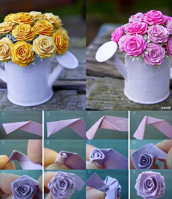 40 Origami Flowers You Can Do Art And Design