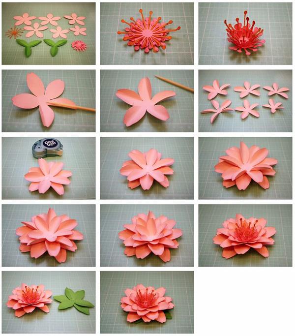 Featured image of post Paper Flower Design Step By Step : A step by step paper flower tutorial.
