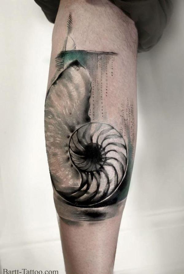 Nautilus tattoo by Dillon Forte TattooNOW