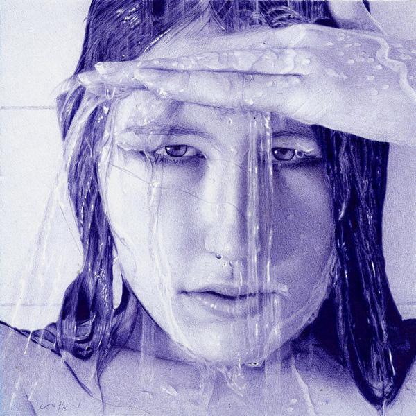 through_the_veil___ballpoint_pen_artwork_by_lopezlorenzana