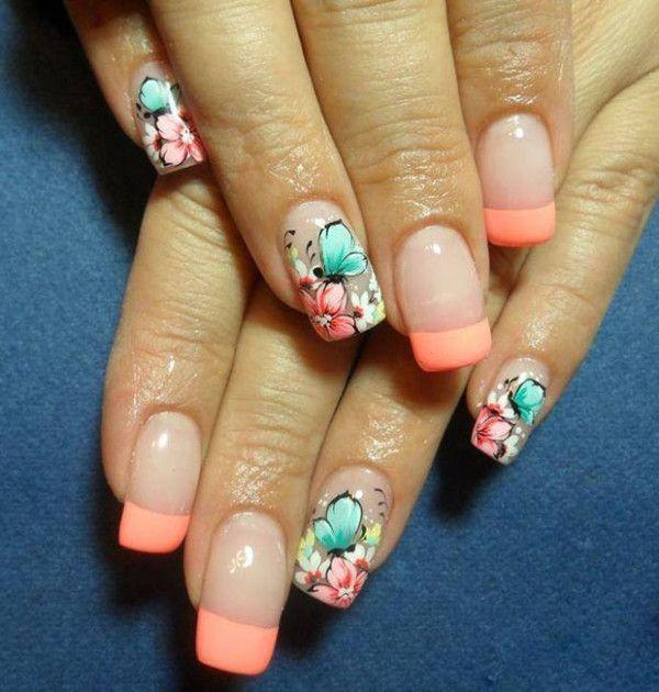 Colorful French Tip Summer Nails + Making Gel Swatch Sticks - Laura Jade  Prado