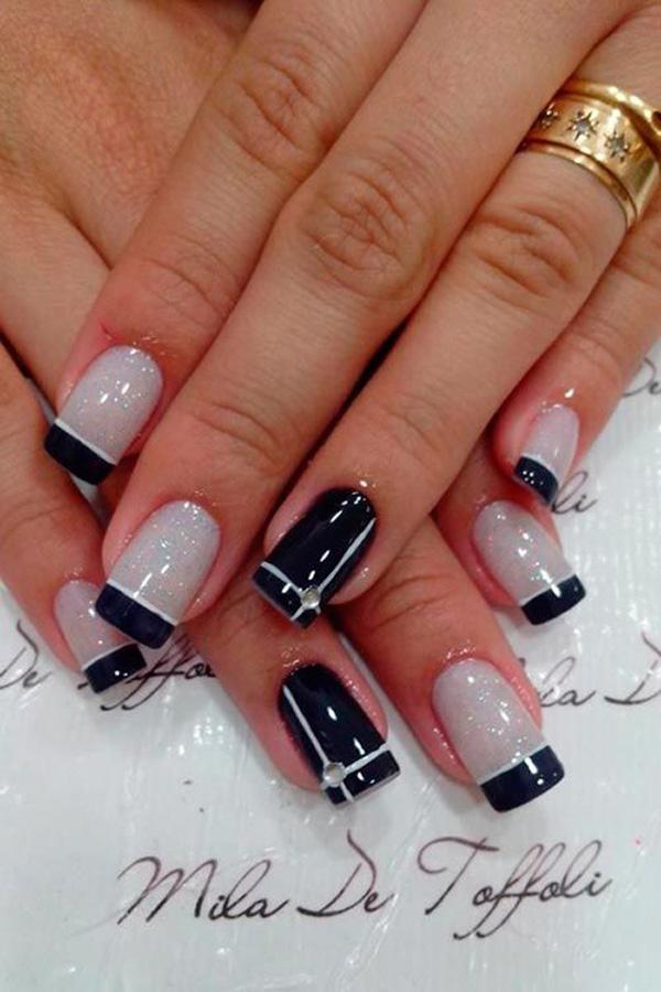 White Chrome French Nails: A Love Affair in the Making | Nail designs, Gel  nails, Nail art