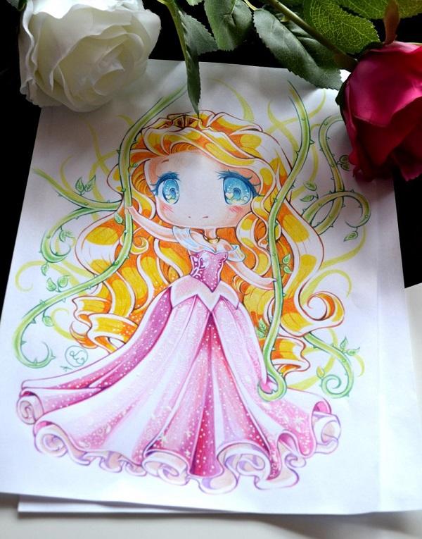 Disney Chibi Princess Aurora by Lighane