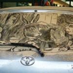 Dirty Car Art by Scott Wade