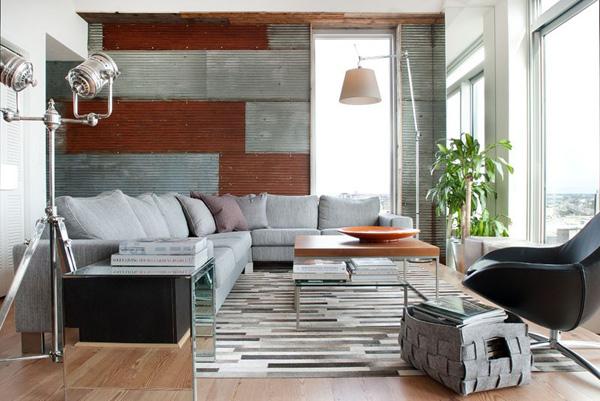 Picture of An Industrial Interior For Philadelphia Penthouse Apartment | Art and ...