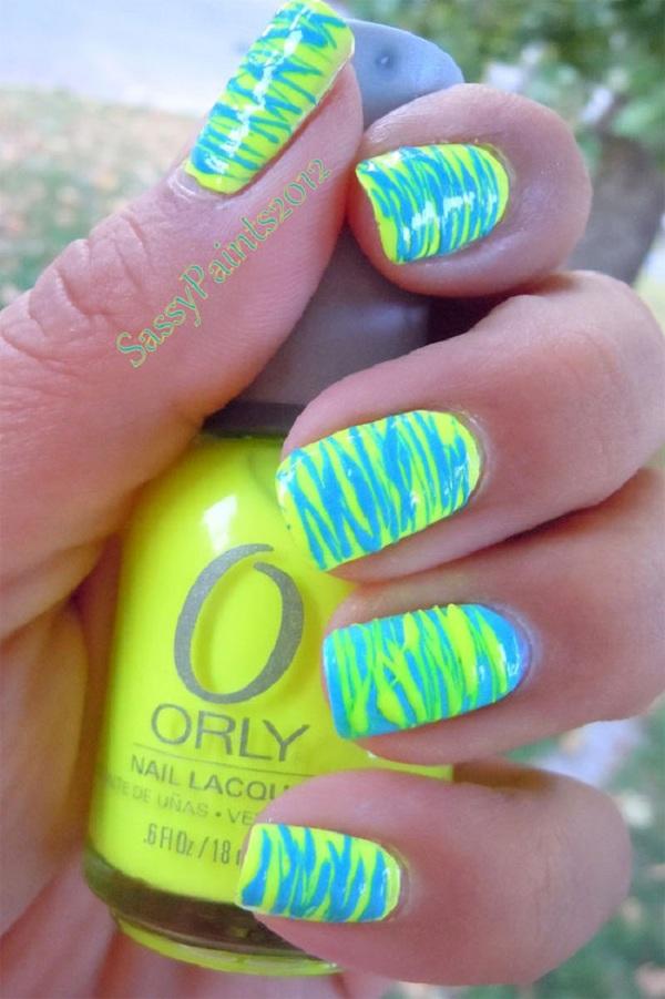 summer design nail art
