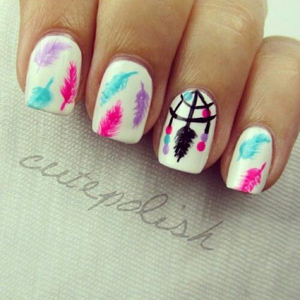 65 Lovely Summer Nail Art Ideas | Cuded