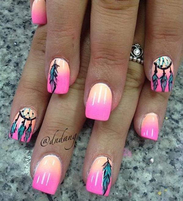 65 Lovely Summer Nail Art Ideas | Art and Design