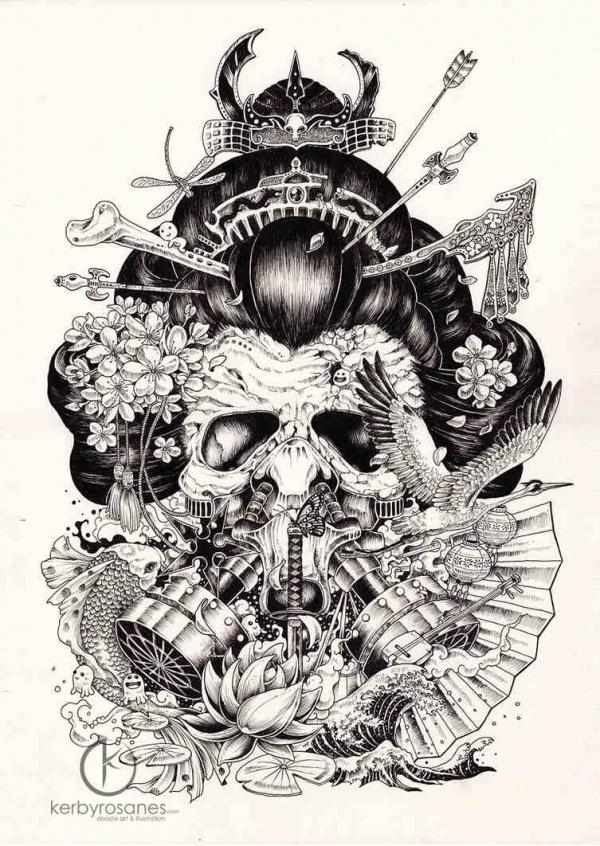 Legendary - 11.7 x 16.5 inches - Uni Pin pens - 190 gsm fine art paper