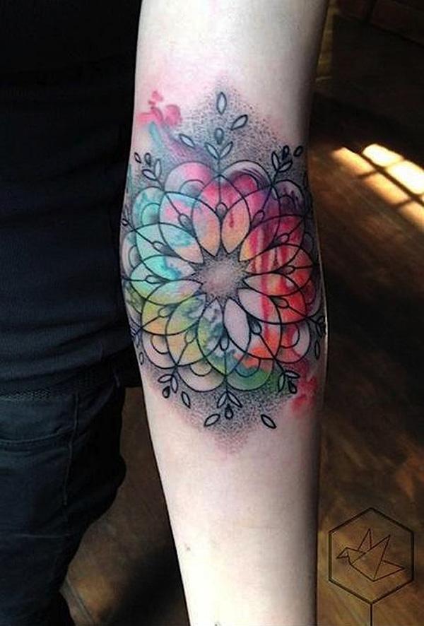 Mandala Flowers tattoo by Versus Ink  Photo 16379