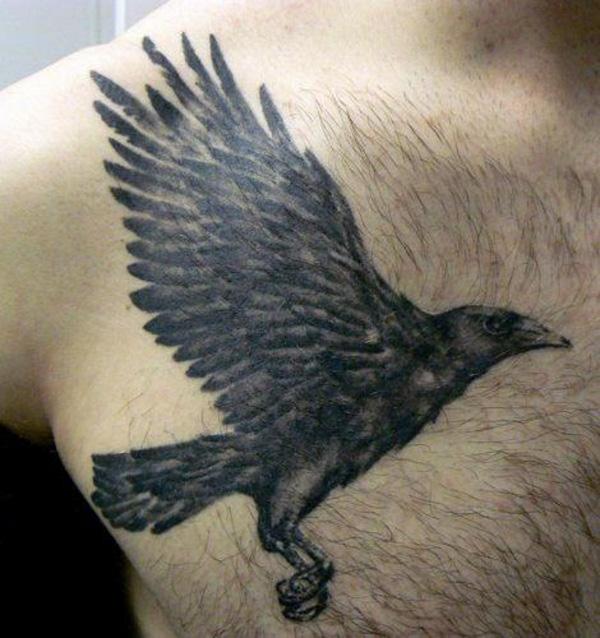 ThreeHeaded Raven Tattoo