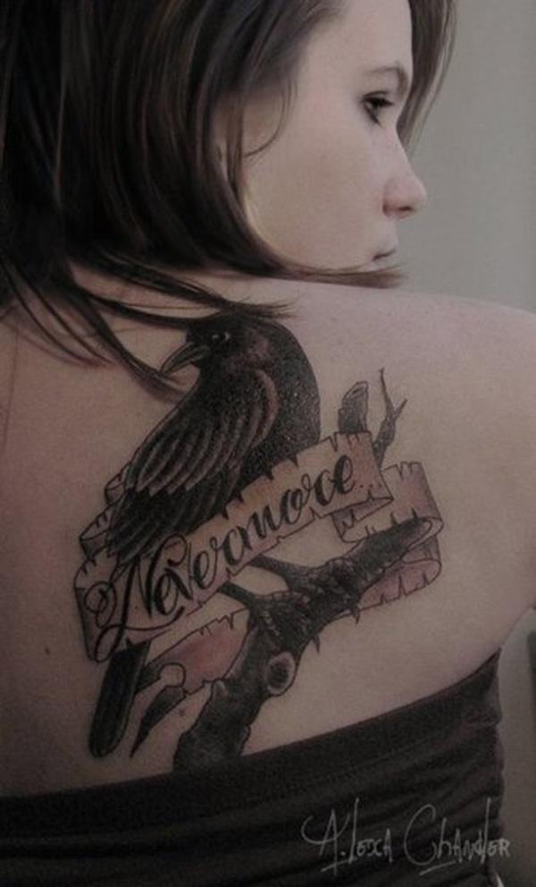 25 Spooky Edgar Allan Poe Tattoos  Tattoo Ideas Artists and Models