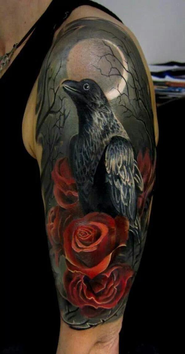 Raven Tattoo by Edwardemar Bonilla TattooNOW