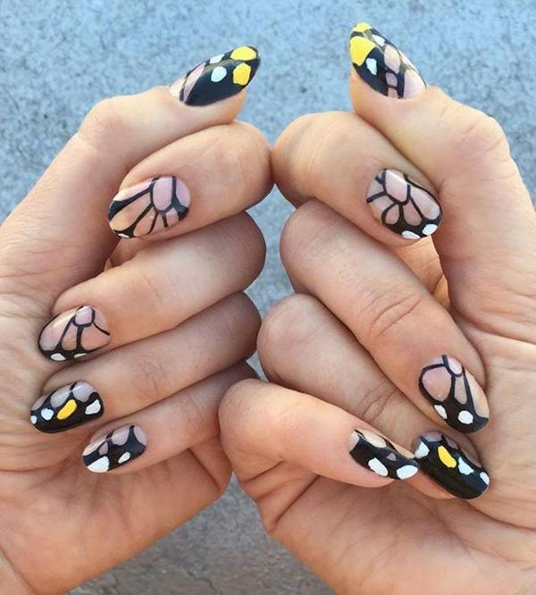 butterfly nail art-16