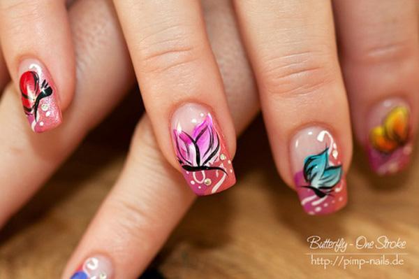 butterfly nail art-23