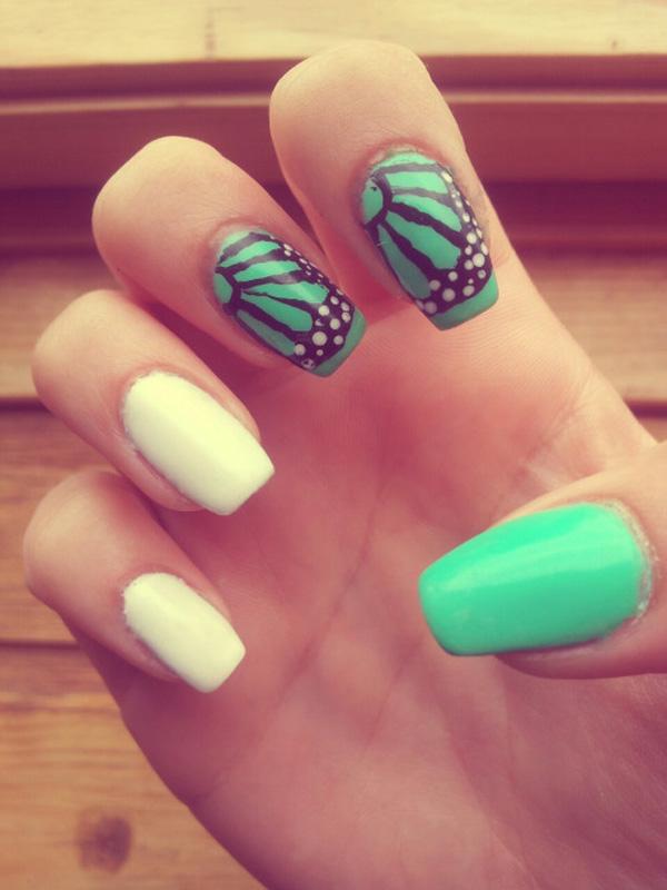 Unique Butterfly Nails Tutorials For You  Nail Designs Journal