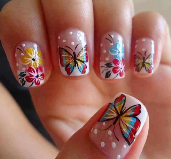 butterfly nail art-5
