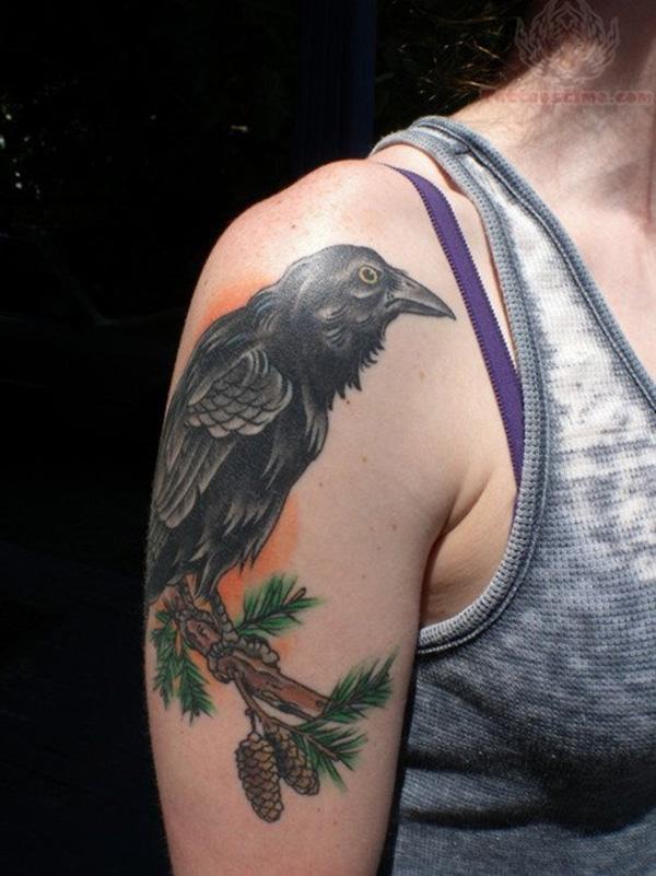 Amazing Nordic Raven Tattoo Designs and Meanings Inspired by Vikings  34  Photo Ideas