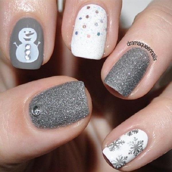 Adorable winter nails for Christmas
