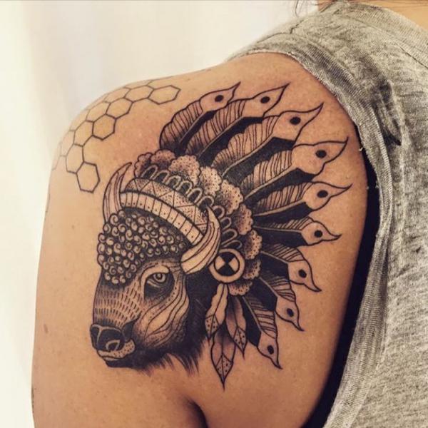 Bisontattoo  Joe Kennedy  Flickr