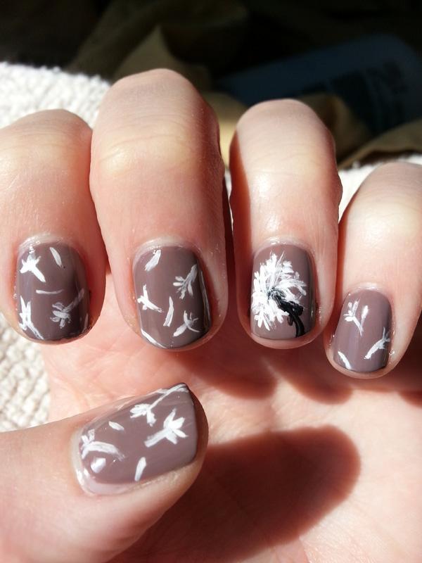 Dandelion nail art-13