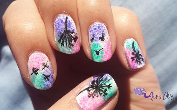 Dandelion nail art-26
