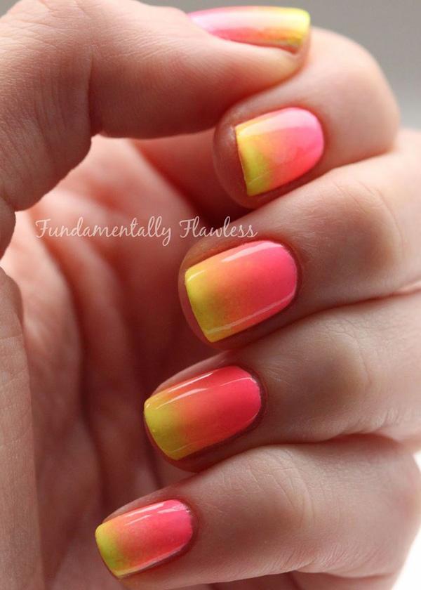 40+ Fabulous Gradient Nail Art Designs | Art and Design