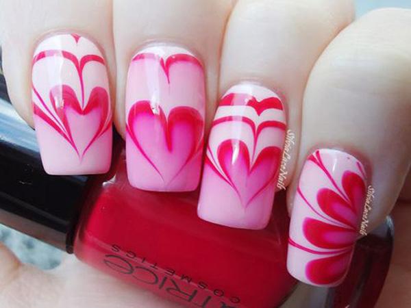 35 Water Marble Nail Art Designs | Cuded 35 Water Marble Nail Art Designs | Cuded