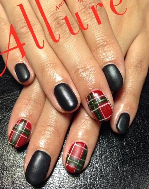 Plaid Nail Art - YouTube