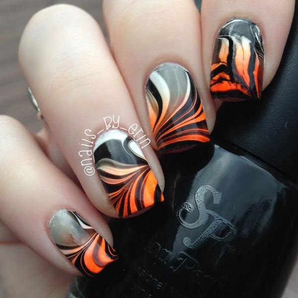 Water Marble Nail Art-18