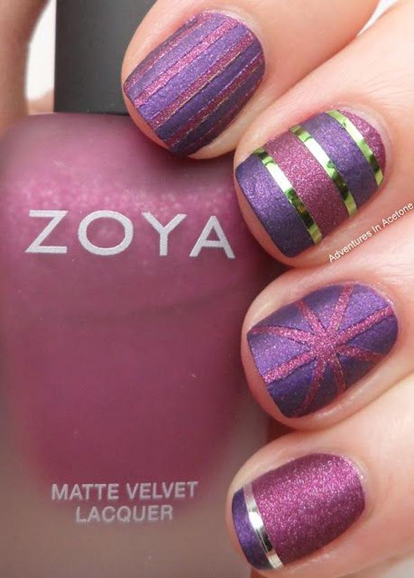 Generous Purple Metallic Manicures