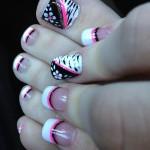 50 Pretty Toenail Art Designs