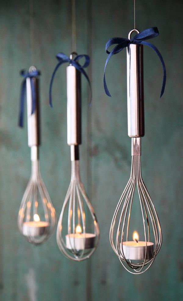Beautiful DIY Tea Candle Whisk Latern inspired by The Hundred-Foot Journey Movie Party