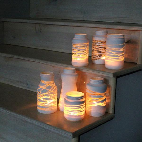 30 Creative DIY examples of Candle Holders, Art and Design