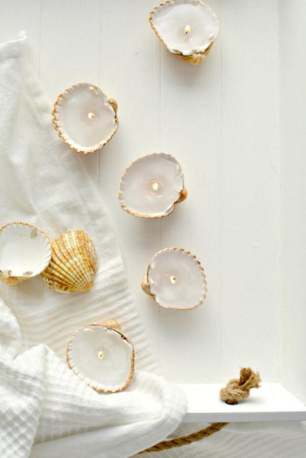 Shell Candle Holders