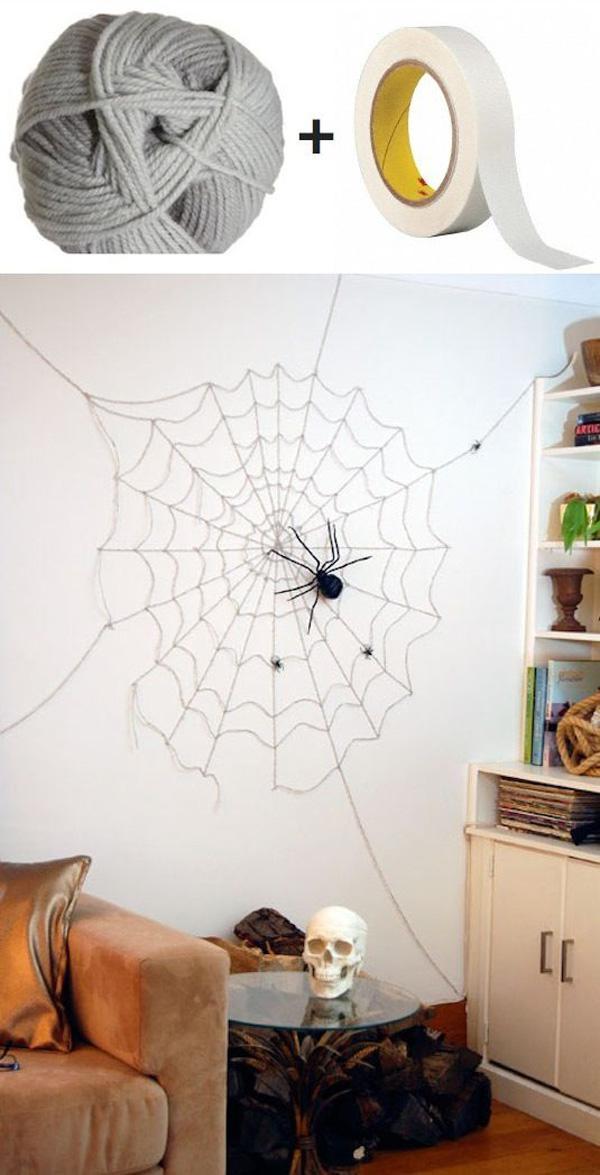 16-Easy-But-Awesome-Homemade-Halloween-Decorations-spider-web