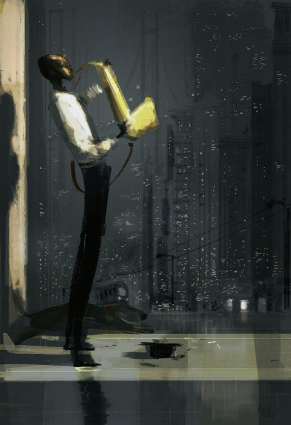 City of blues by Pascal Campion