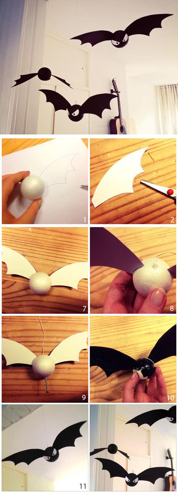 DIY - Halloween decoration Bat tutorial
