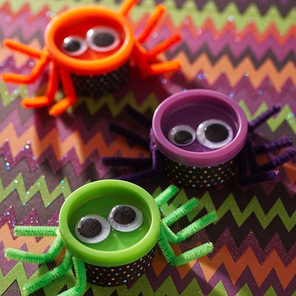 DIY Spiders for halloween