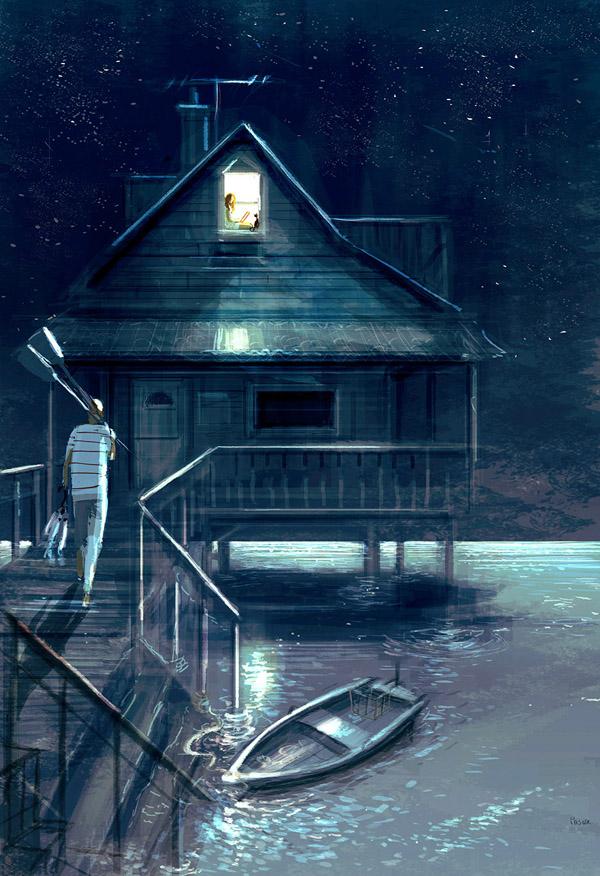 Monday night on the edge of the world. by Pascal Campion