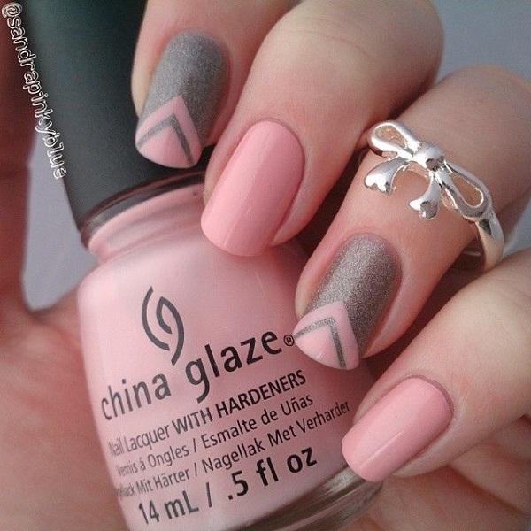 Elegant Pink Nail Design