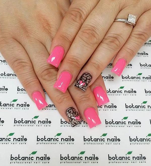 35 Valentine's Day Nail Art Designs in Pink & Red - Parade